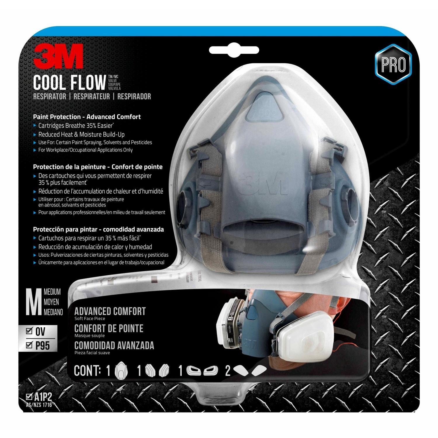 Professional Paint Respirator 7512PA1-A-NA