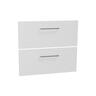 Floor Standing Vanity Cabinet Drawer Front Set 750mm Arctic Ice