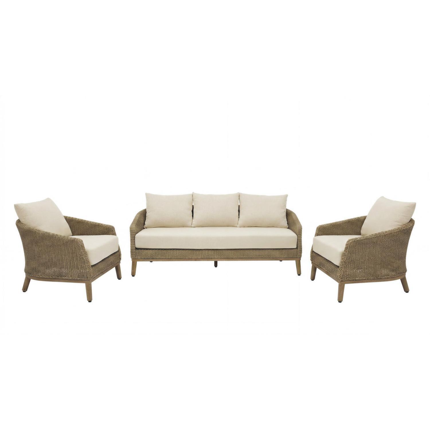 Outdoor Lounge Setting 3 Piece