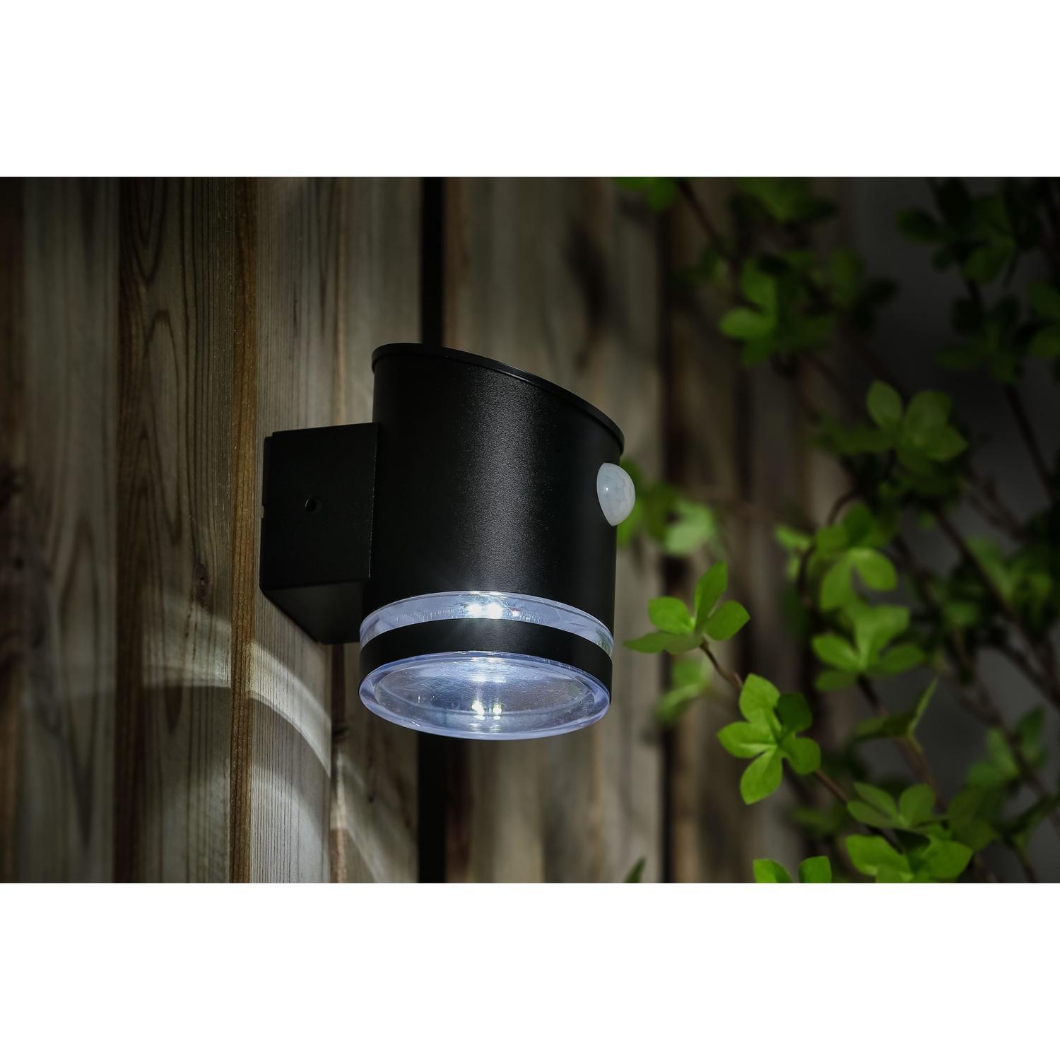 Solar Wall Light With PIR Sensor 9x12.5x13cm  White