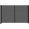 SlatWall Steel Fence Panel