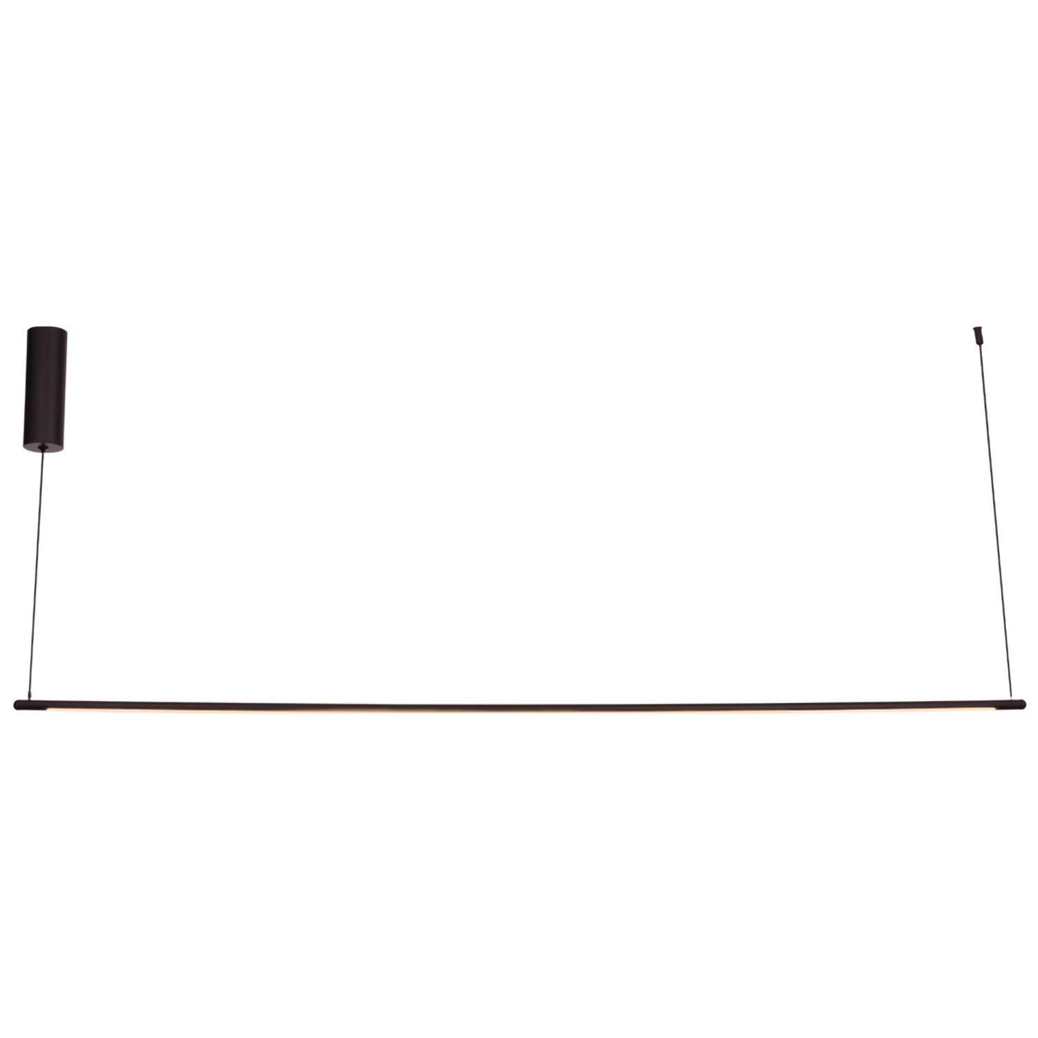 Abe Linear LED Pendant 120cm Black