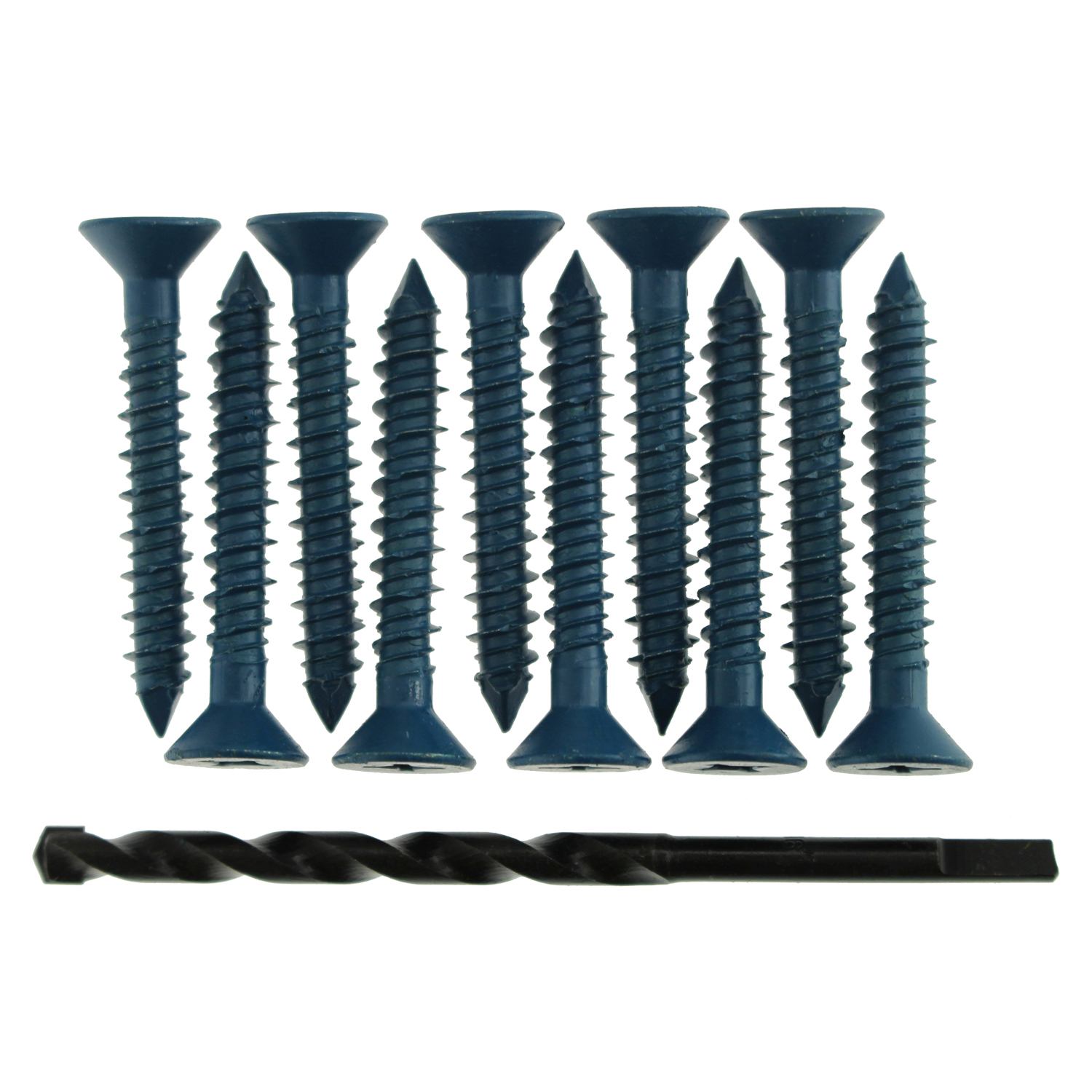 Concrete Screws Countersunk Head 10 Pack