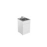 Single Cupboard Laundry Tub 555mm White