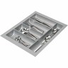 Cutlery Insert W: 350-390mm, D: 440-490mm Silver