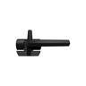 Window Handle Venting Right-Hand Face Fix  87mm Black
