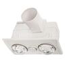 Heat Fan Light 125 mm White