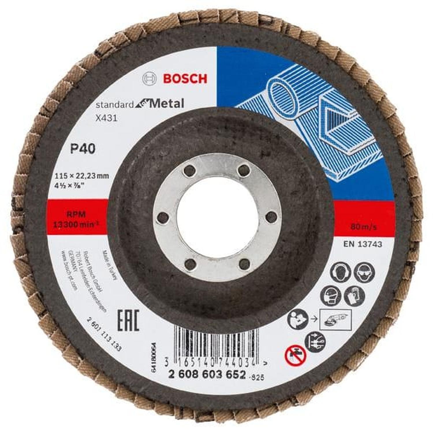 Flap Disc For Metal G40 115mm