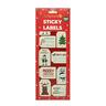 Christmas Gift Tags Adhesive 100 Pack
