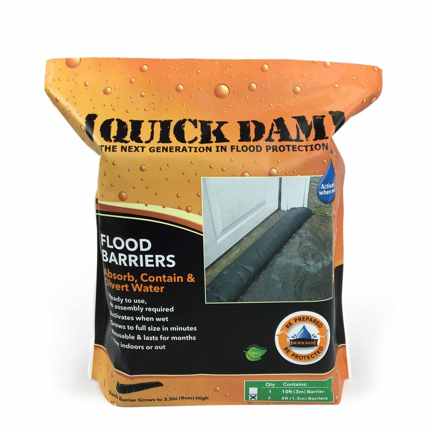 Sandless Flood Barriers