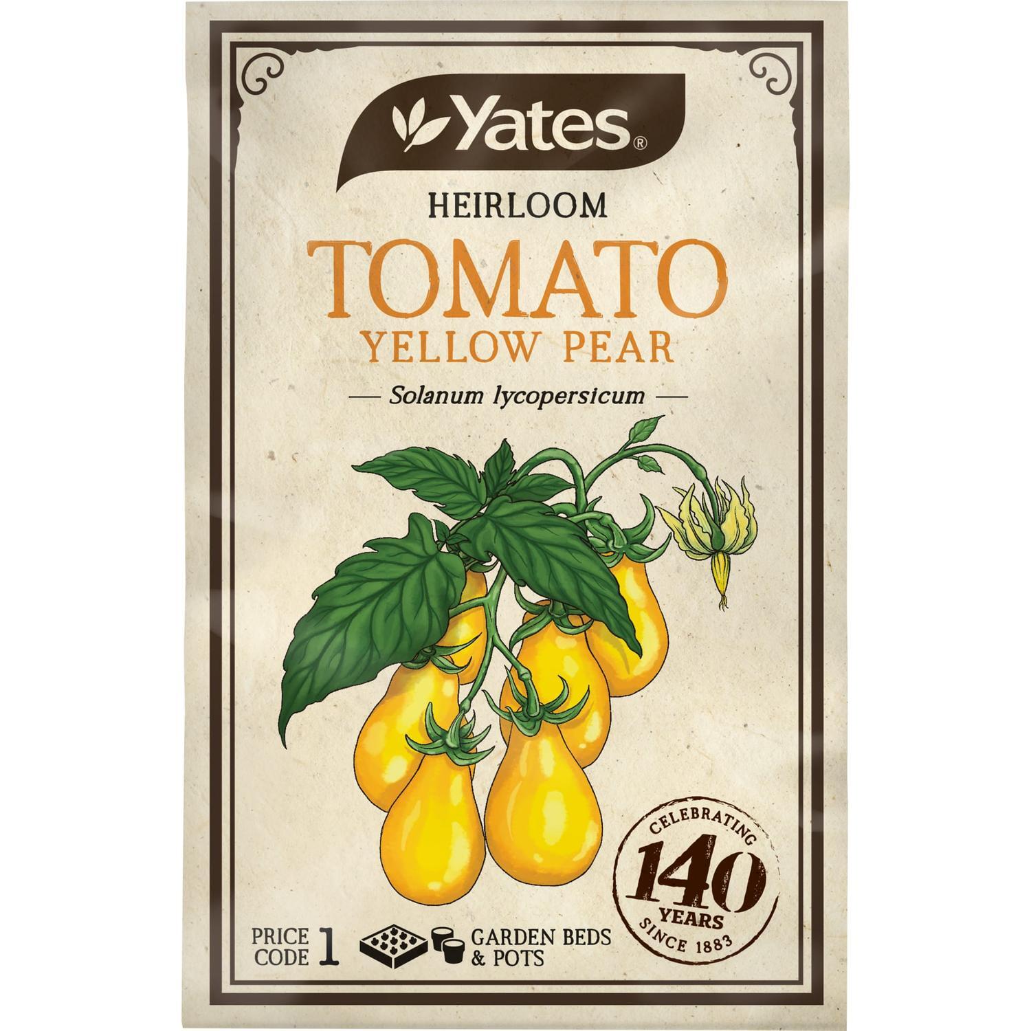 Heirloom Seeds Tomato Yellow Pear