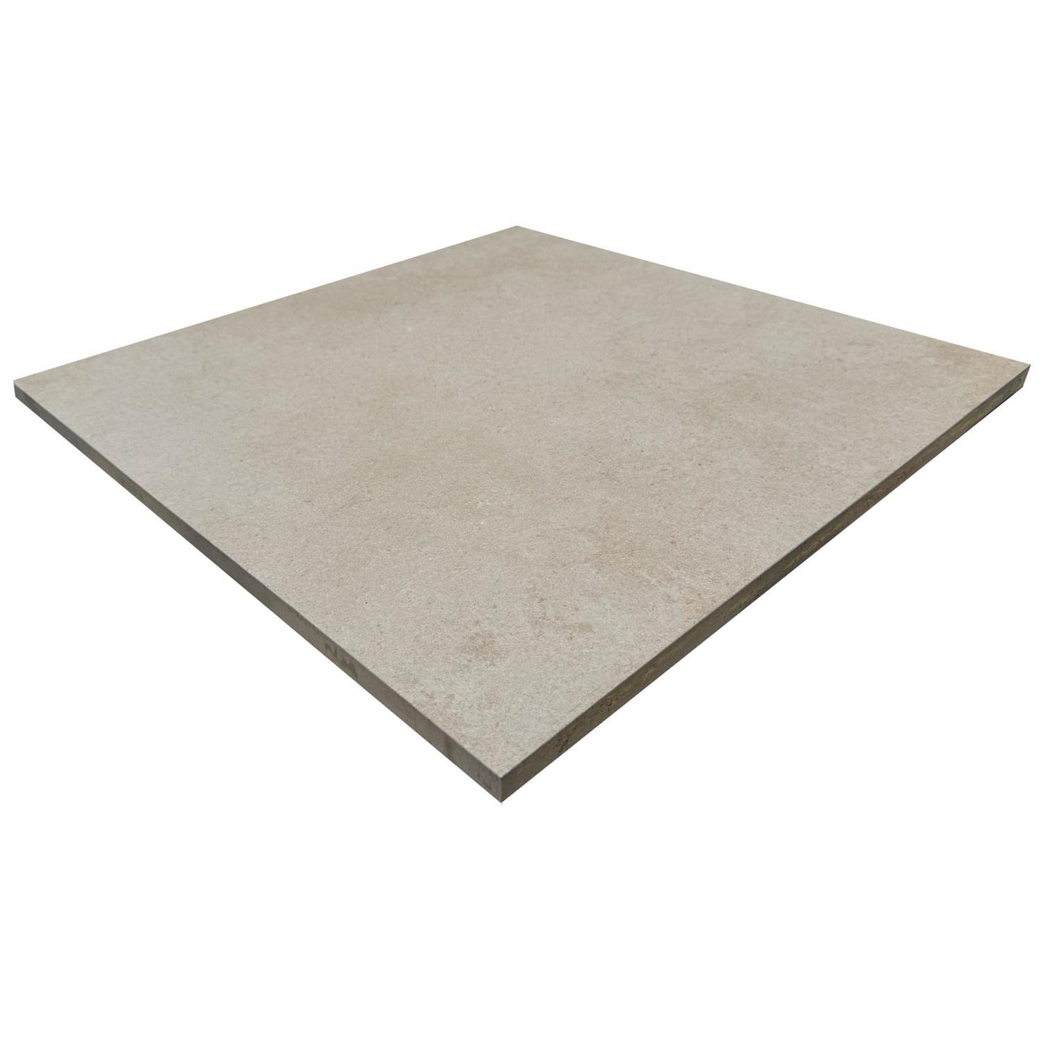 Porcelain Paver H: 20mm, W:600mm, D: 600mm Ivory