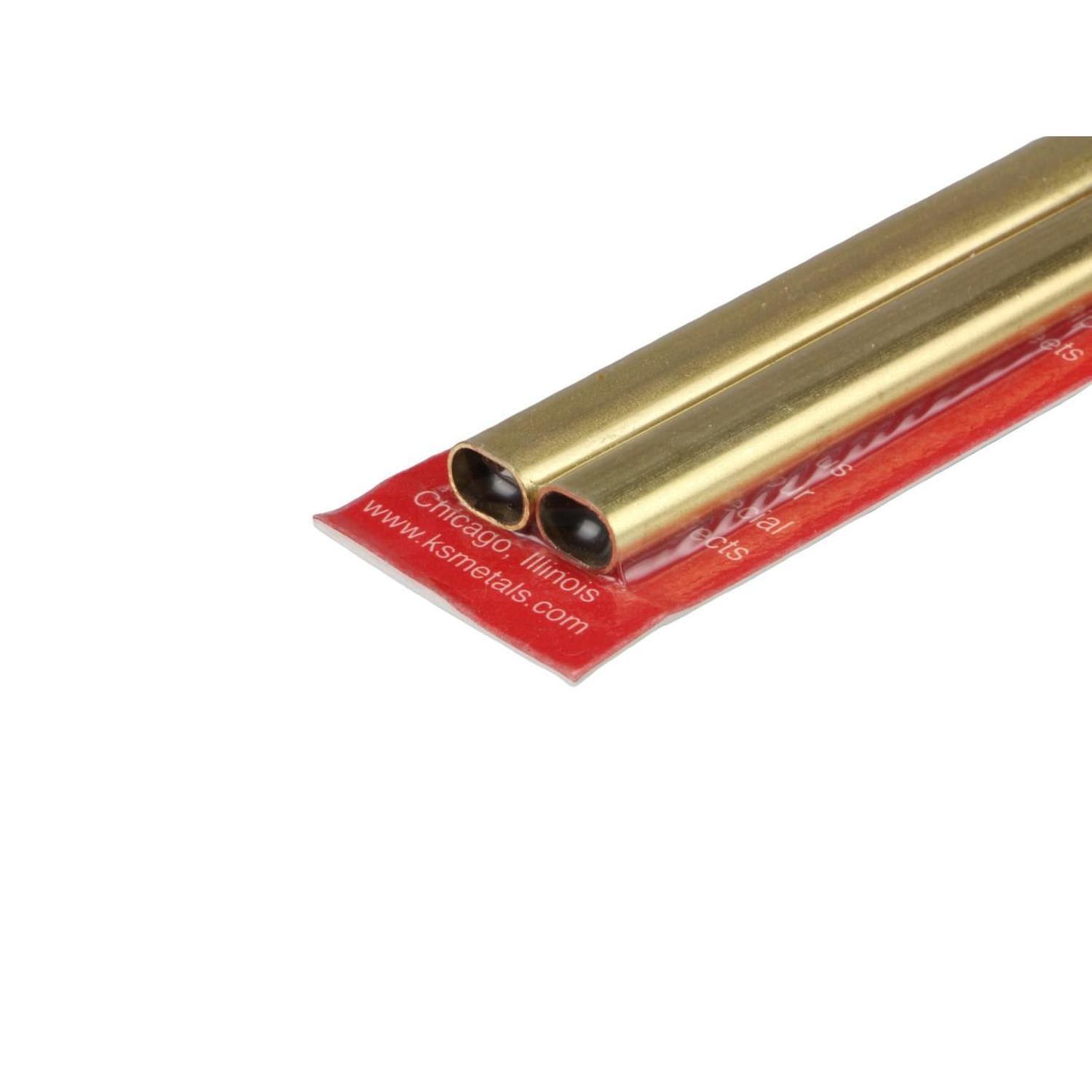 Brass Oval Tube