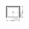 Vela Alcove 3-Sided Shower Flat Wall