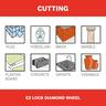 MAX EZ Lock™ Diamond Point Cutting Wheel