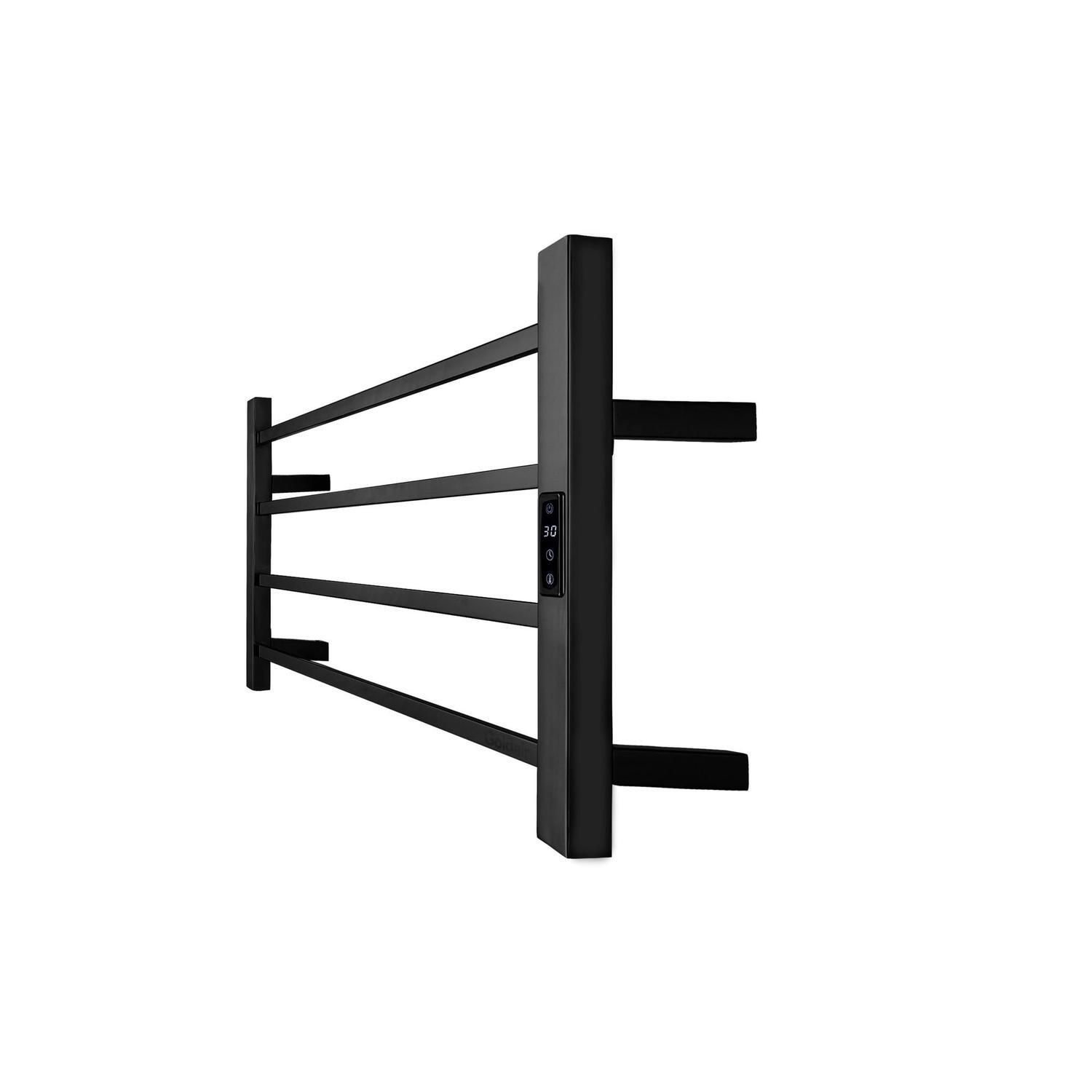 4 Bar Heated Towel Rail Black