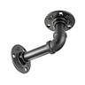Shelf Bracket 126 x 95 x 65mm Black