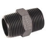 Hex Nipple 10mm Black