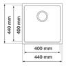 Cubo Bowl Sink 400mm