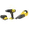 18V Cordless 2 Piece Combo Kit with 2.0Ah Battery