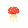 Mushroom Paper Lantern 260 x 200 x 200mm / 1.5V Multicolour
