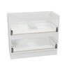 Floor Standing Vanity Cabinet 2 Drawer 900mm Arctic Ice
