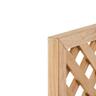 Framed Diagonal SS Trellis. 38x12 Premium Lath. H: 1800mm, W: 1200mm