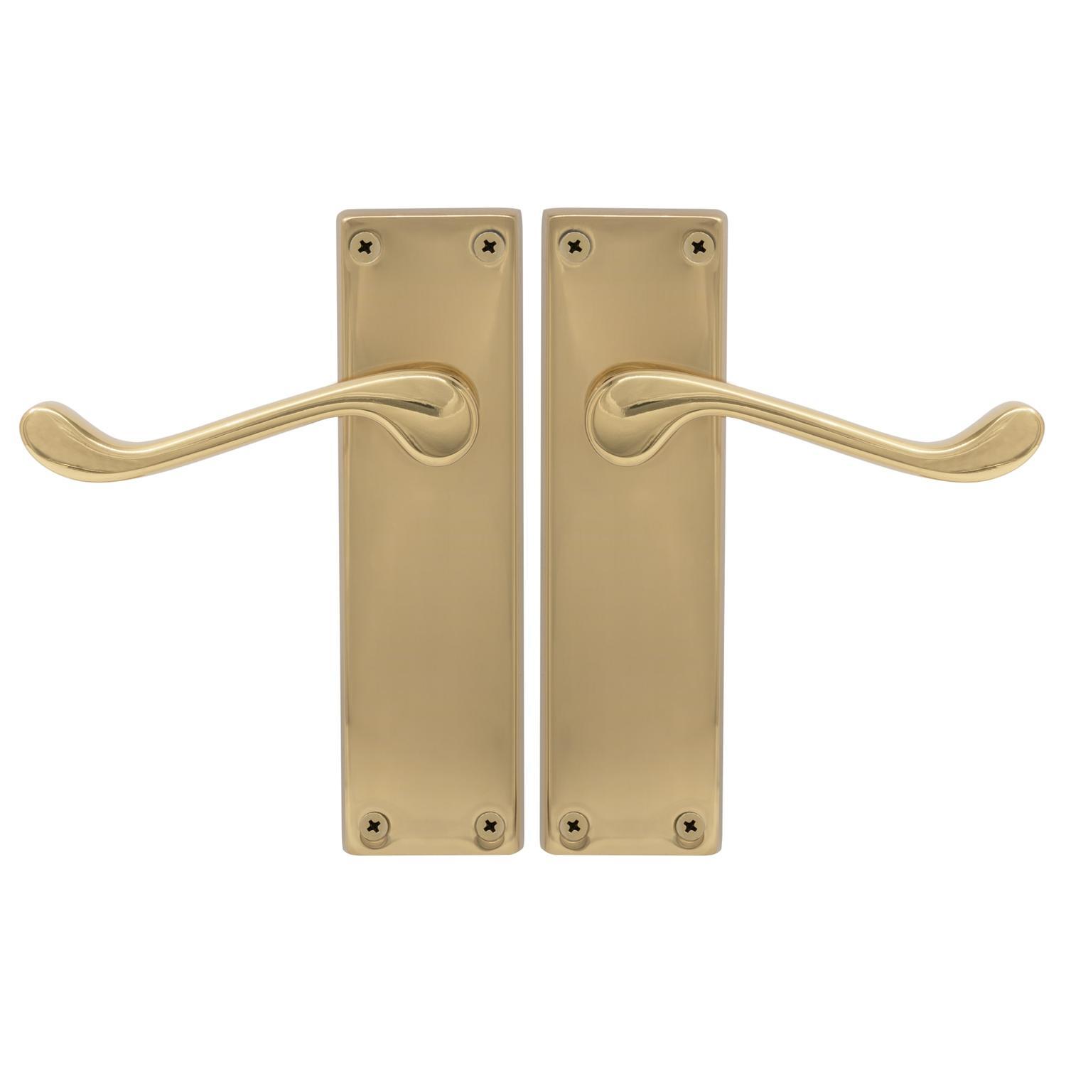 York Square Longplate Blank Polished Brass