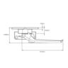 Avon Timber Window Handle Right-Hand Face Fix  107mm Florentine Bronze