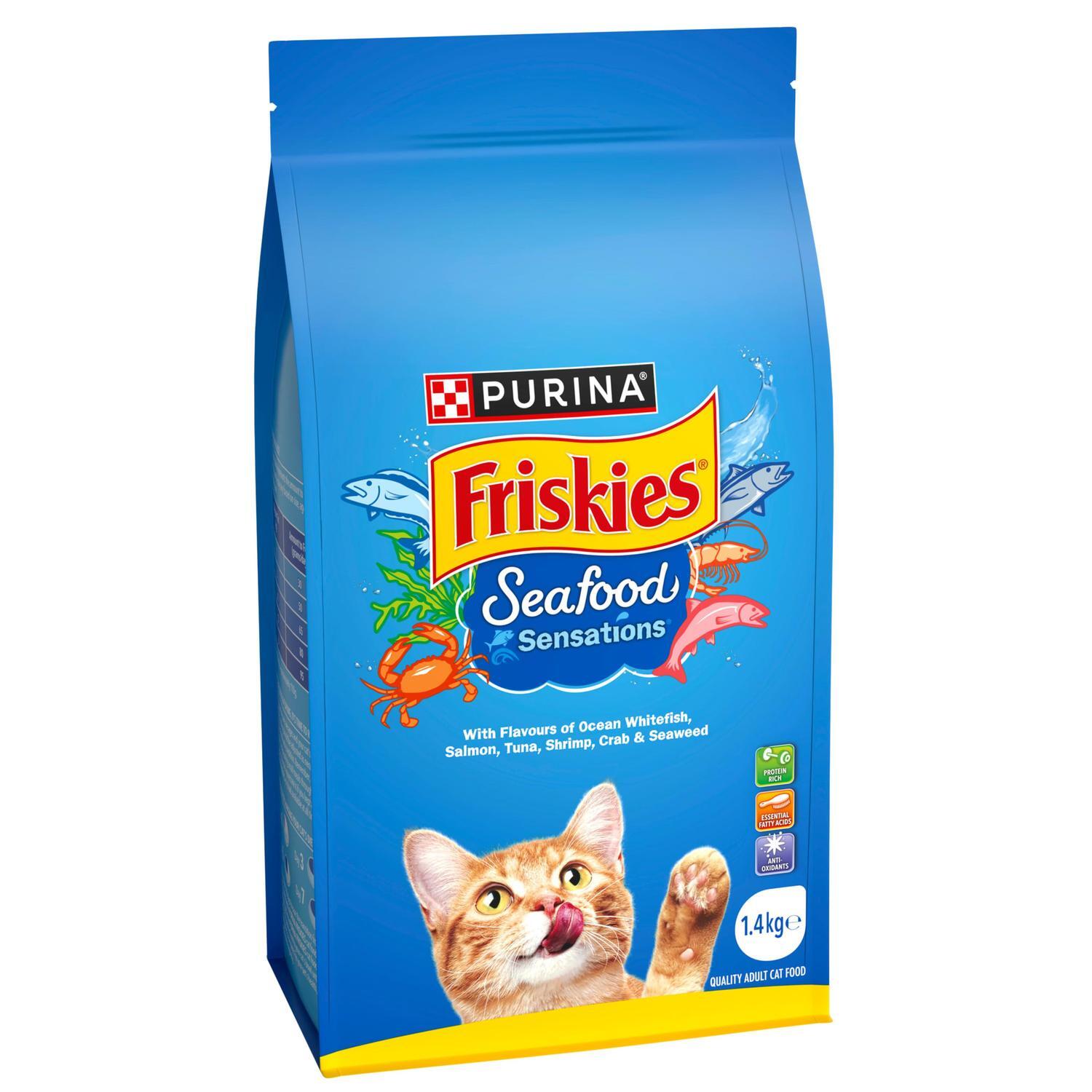 Adult Seafood Sensations Dry Cat Food 1.4kg