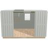 Shed H:1830mm, W:3030mm, D:2280mm Alu-Zinc