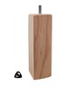 Square Pine Furniture Leg 150mm