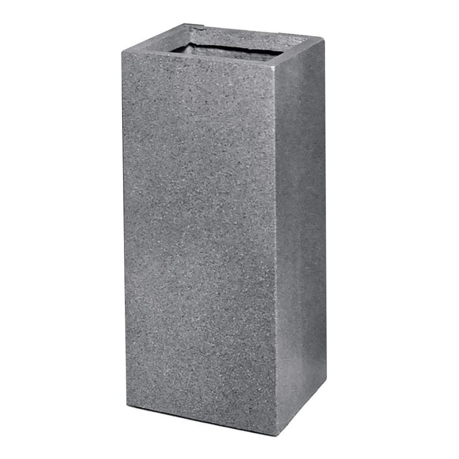 High Cube Clayfibre Pot Granito Medium