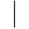 Aluminium Inground Fence Post H:2400mm x W:60mm x D:60mm Black