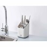 Cutlery drainer with knife slot