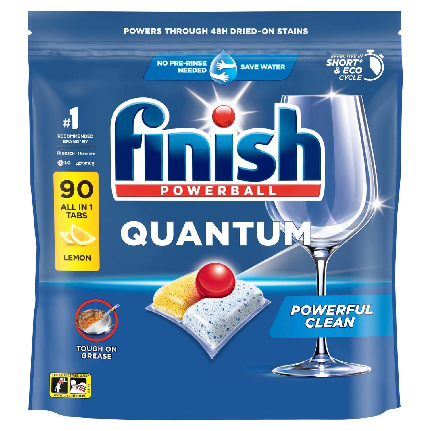 Quantum Dishwashing Tablets Lemon 90 Pack