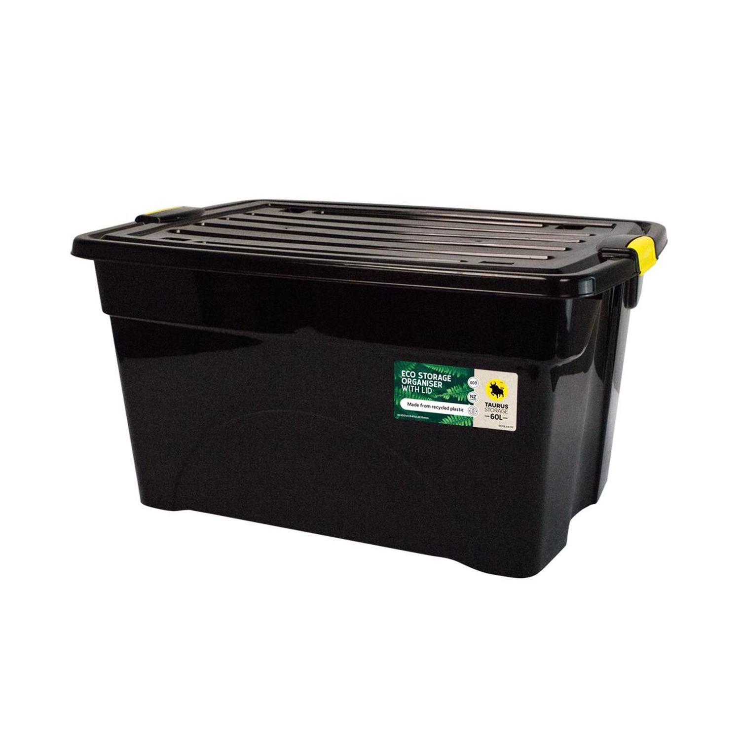 Eco Storage Bin 60 Litre Black