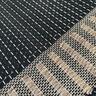 Muri 50x80cm Border Natural Black Outdoor Mat