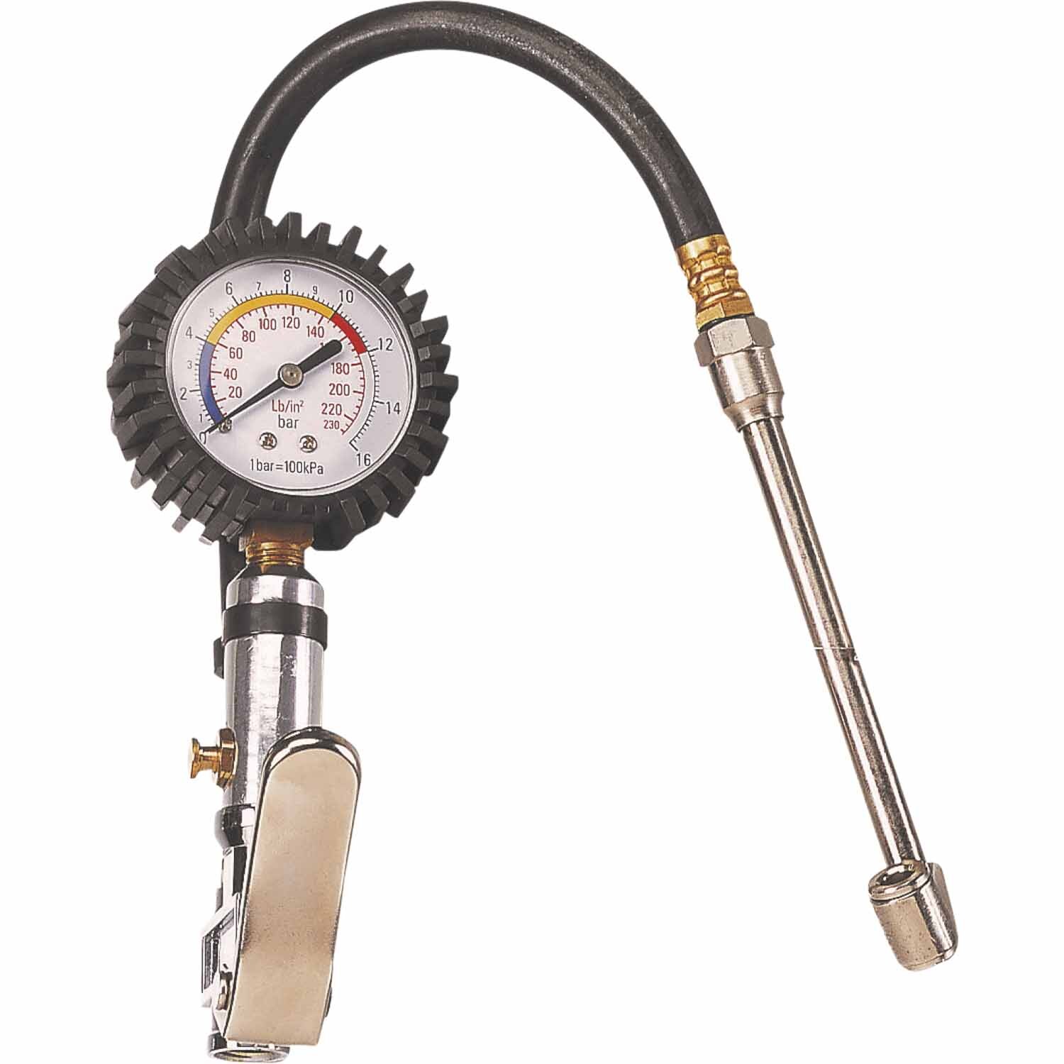 Tyre Inflator Deluxe Inline Dial Gauge