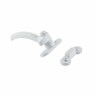 Split Rail Window Fastener Left-Hand 66mm White
