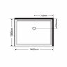 Luxury 2000 Frameless Shower - Alcove Left-Hand Fixed