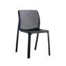 Vivid Outdoor Dining/Bistro Chair Charcoal
