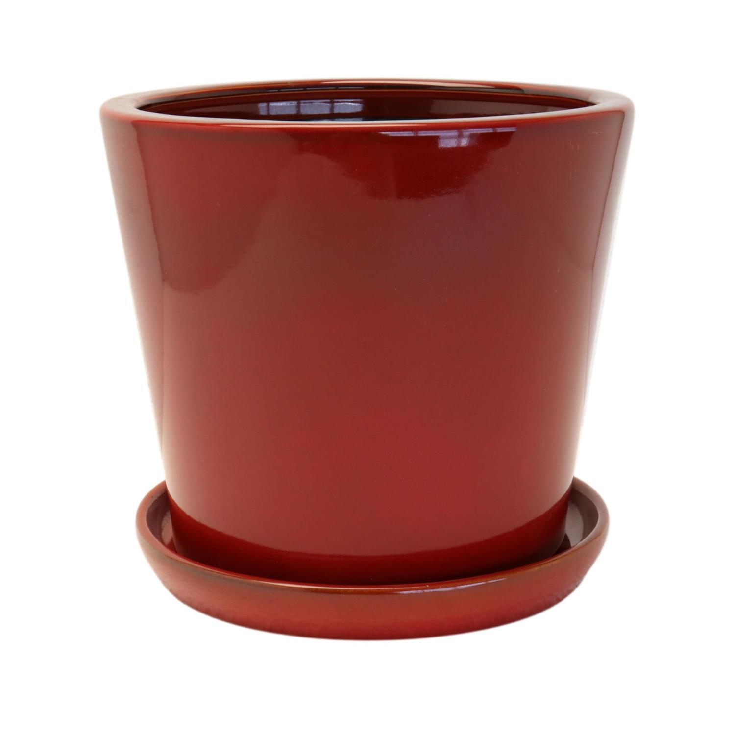 Glazed Round Pot