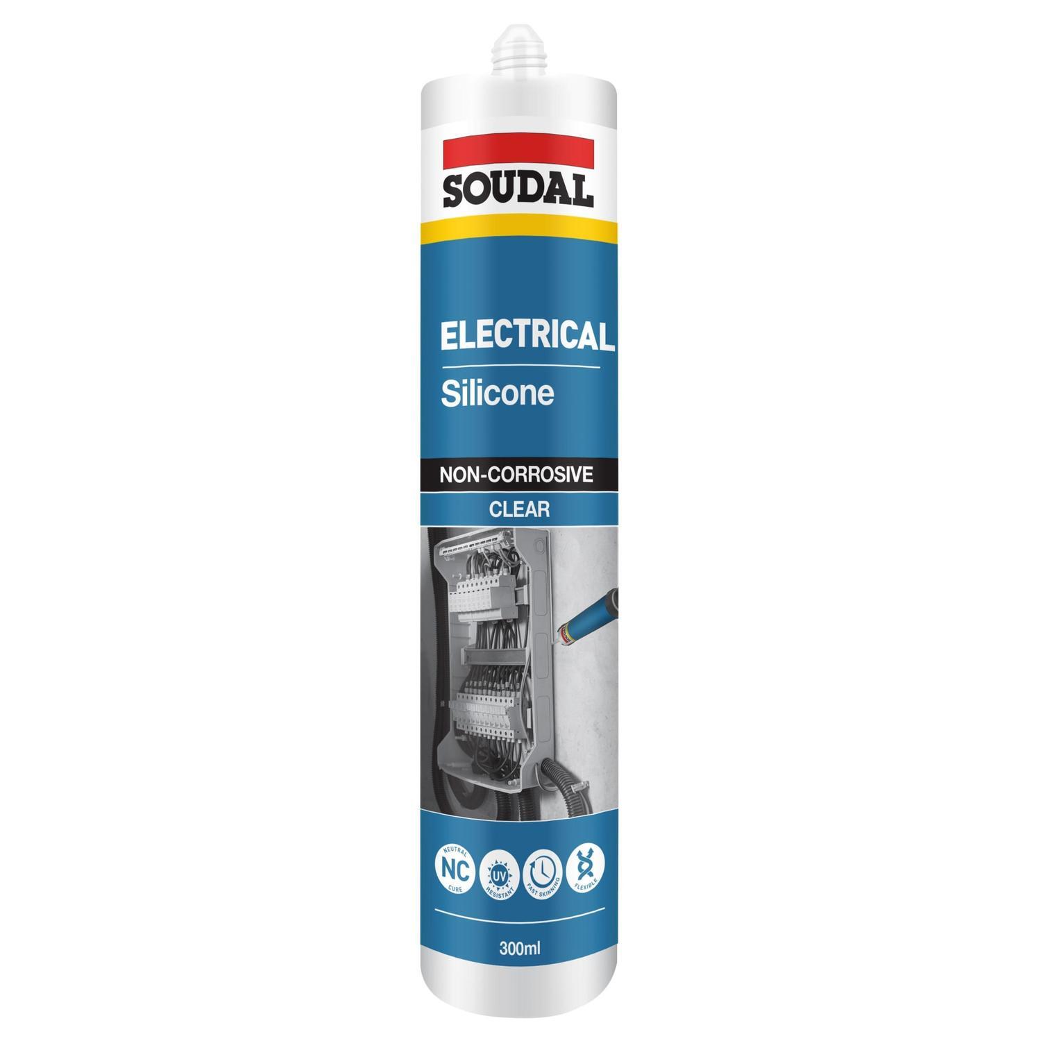 Soudal Electrical Silicone 300ml Clear