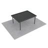 Single Carport L: 4850mm, W:3600mm, H:2100mm Grey Friars