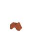 Pot Feet 7.8 x 4 x 4.8mm Terracotta