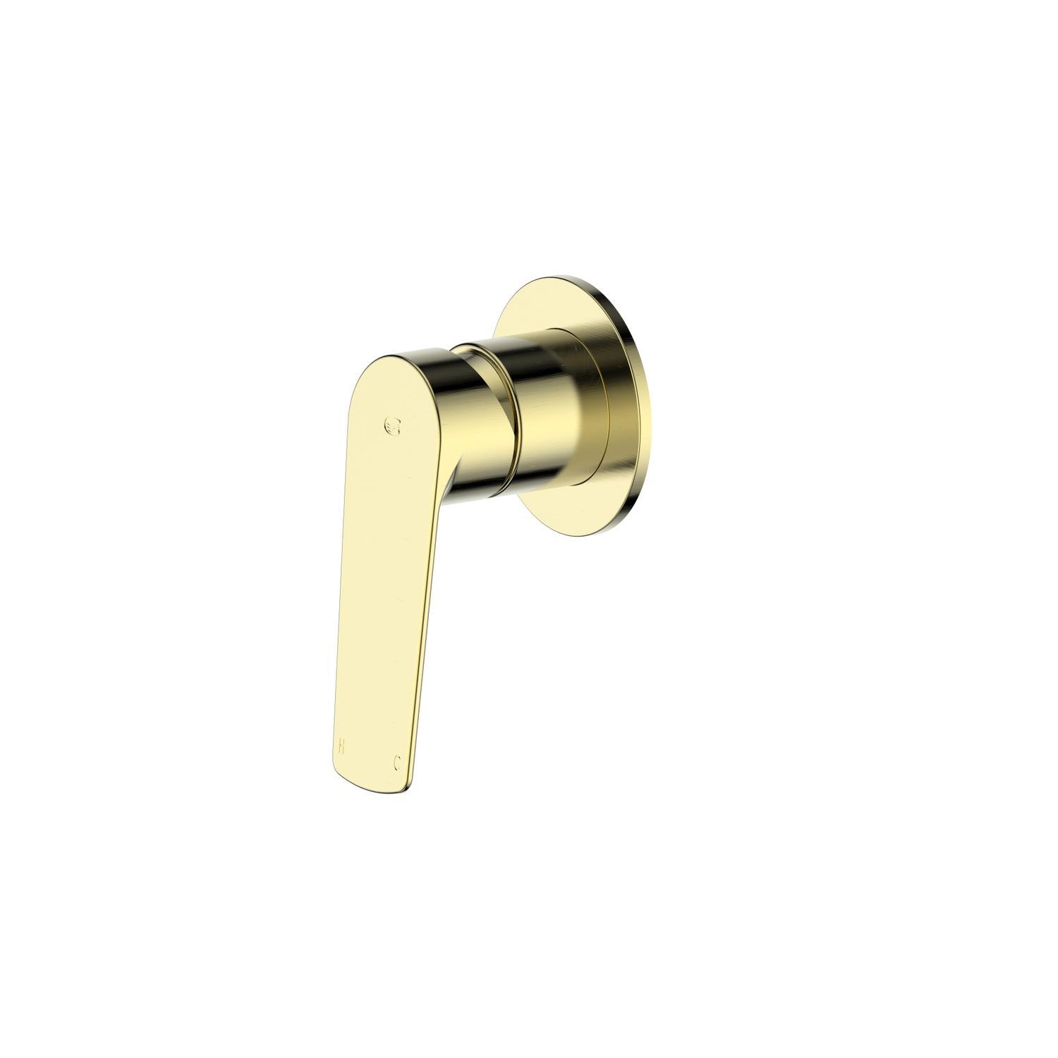 Main Pressure Shower Mixer Brushed Brass