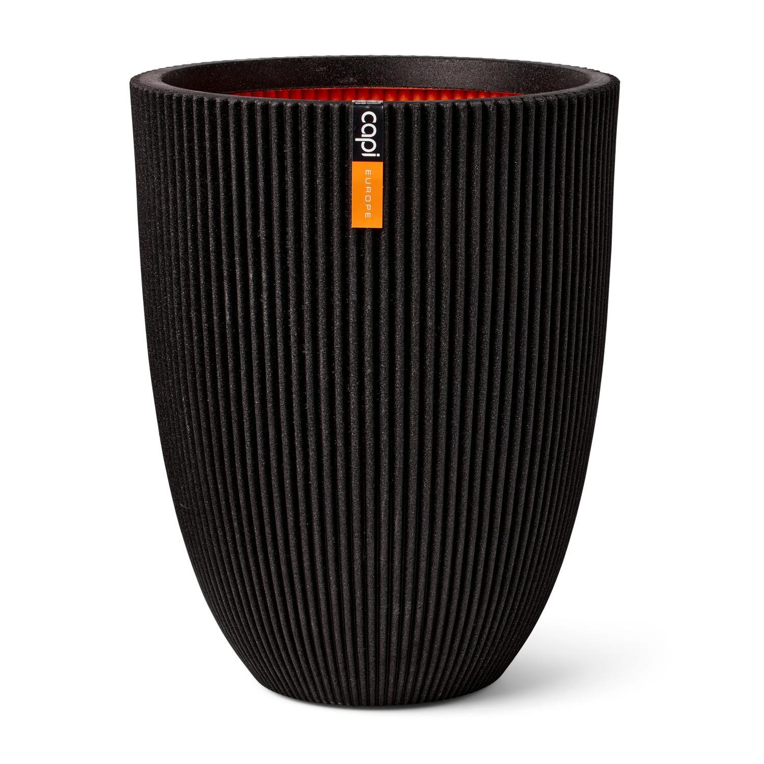 Lightweight Groove Elegant Pot Black M