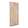 Framed Diagonal SS Trellis. 38x12 Premium Lath. H: 1800mm, W: 900mm