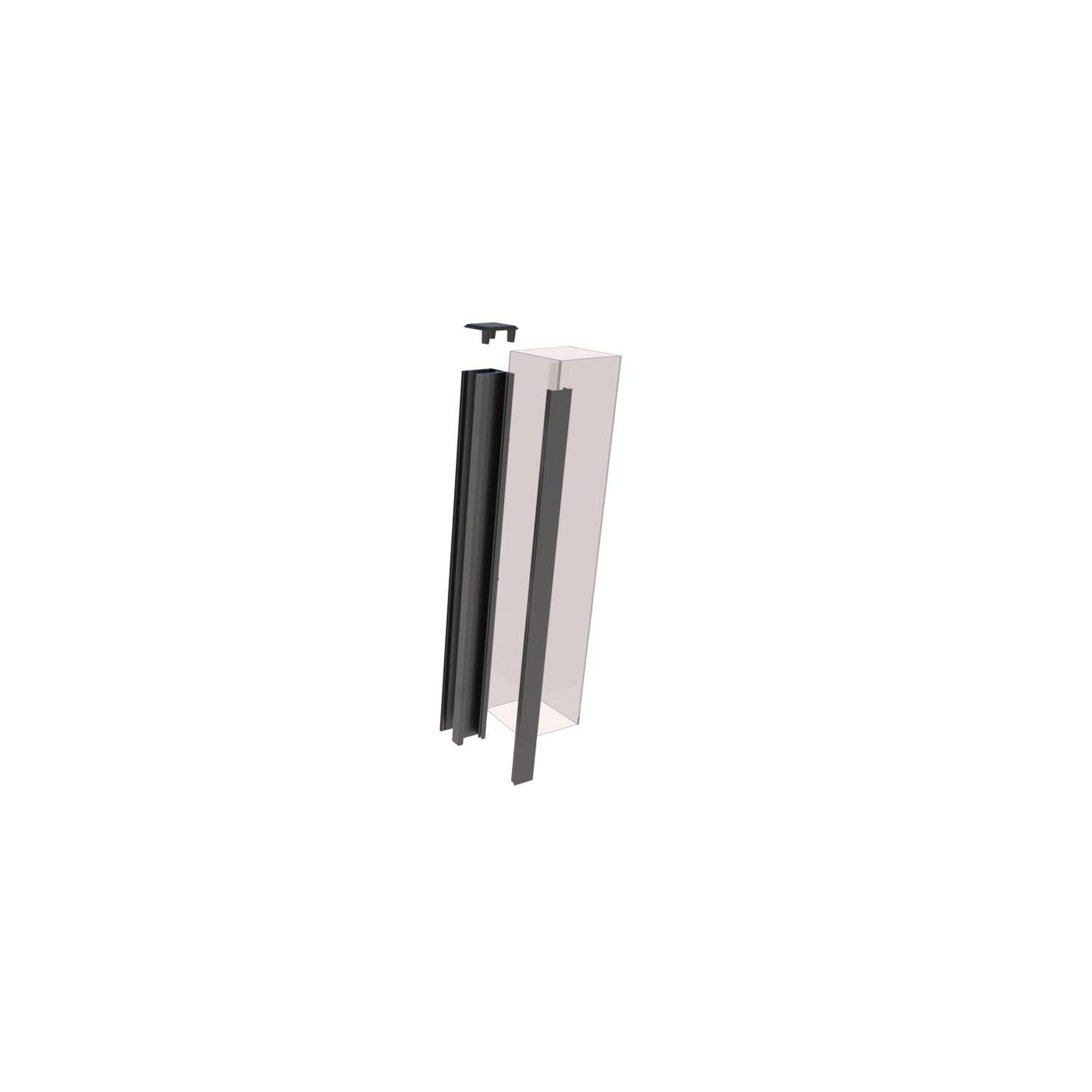 VistaWall Aluminium Channel Kit  Thunder